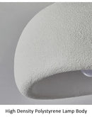 Nordic Wabi Sabi LED Ceiling Lamps Minimalist Cream Style Living Room Bedroom Ceiling Light 45/52/60/70cm Home Decor Chandeliers