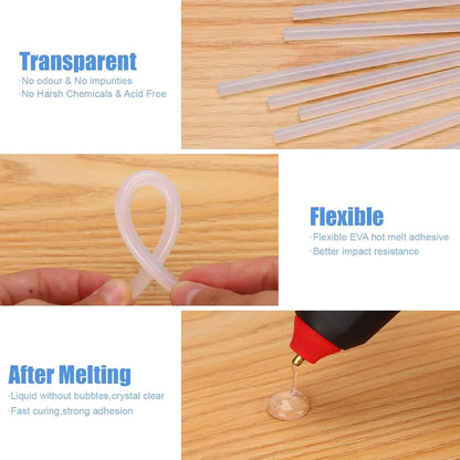 Strong Adhesive Transparent Hot Melt Glue Sticks for Electric Glue Gun DIY Craft Glue Stick Hand Repair Kits Tools Wholesale