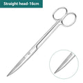 10cm/11.5cm/13cm/14cm/16 cm Animal Veterinary Vet Medical Stainless Steel Surgical Scissors Straight curved Tip Haircut Scissors