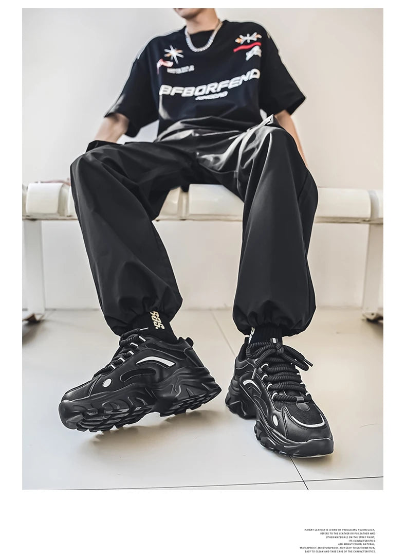 Men's Casual Shoes Sneakers for Men Trendy All-match Man Sports Shoe Hard-wearing Easy To Clean EAEOVNI Main Push Male Sneaker
