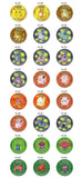 100/160pcs Pokemon Tazos 1st/2nd Generation Strokes Box 3D Round Square Collection Cards Album Trainer Pogs Cheetos Chipitaps