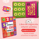 0-2 Years Spanish Children's Cognitive Encyclopedia Enhancing Cognition Children's Early Learning Books Gifts