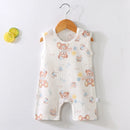 New 2025 Soft and Lightweight Cotton Baby Crawling Clothes for Boys Girls Aged 1-20 Months Children Romper Kids Homewear