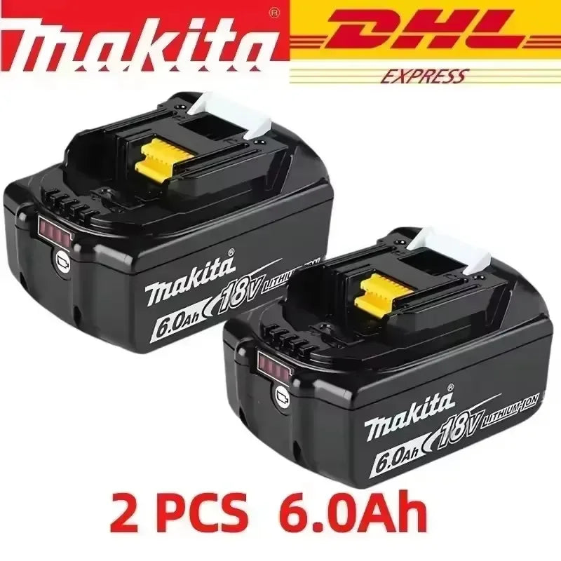 Makita-100% Original Rechargeable Power Tool Battery 5.0Ah 18V BL1830 BL1850 BL1840 BL1860 BL1815，Replaceable LED Lithium-ion