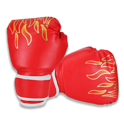 Kids Boxing Gloves Children Punch PU Leather Fitness Mitts Hitting Hand Protector Punch Target Bag MMA Training Sport Wristband