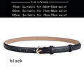 Women's belt genuine leather fashion casual simple everything matching decoration cowhide pants belt white jeans small belt