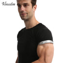Vensslim Men’s Sauna Suit Sweat Heat Trapping Workout Fat Burner Vest Slimming Body Shaper Tank Top Waist Trainer Fitness Corset