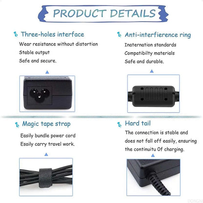 Nuevo adaptador de corriente para portátil de 65 W para HP ProBook 430, 440, 450, 455 y 470 G5.