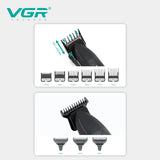 VGR Hair Trimmer Professional Hair Clippers Adjustable Hair Cutting Machine 9000 RPM Cordless Clippers and Trimmers Set V-640 S3
