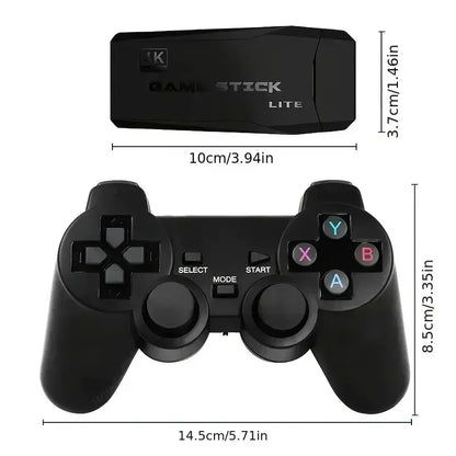 Video Game Sticks M8 Console 2.4G Dual Wireless Controller Game Stick 4K 10000 games 64GB Retro game For Dropshiopping Xmas Gift