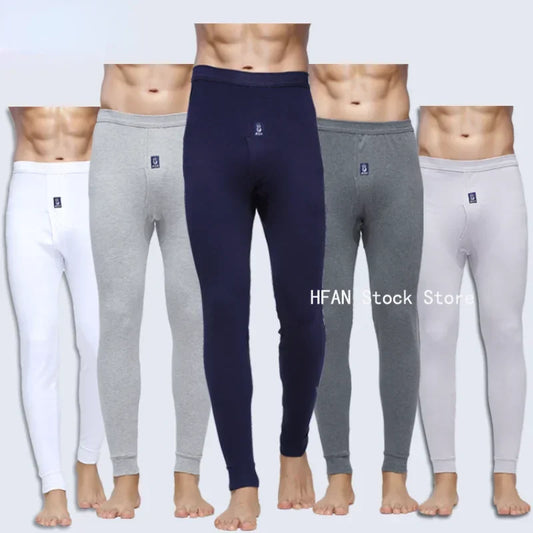Ropa interior cálida de invierno para hombre, mallas de algodón ajustadas, Calzoncillos largos de talla grande, ropa interior cálida, ropa interior térmica para hombre