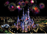 2 Sheets Scratch Paper Art Kit DIY Craft World Landmarks Animals City Scene Stylus Drawing Toy Adult Stress Relief Creative Gift