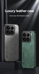 Funda For Xiaomi 15 5G Case Leather Car Magnetic Holder Phone Cover For Xiaomi 15 Pro Xiaomi15 Mi15 15Pro Soft TPU Protect Coque