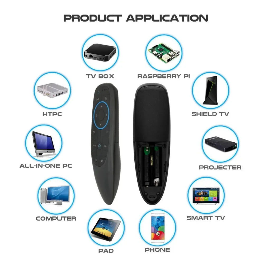 G10S G10SPRO G10BTS G10SPROBT Air Mouse Voice Remote Control 2.4G Wireless Gyroscope IR Learning for Android TV Box PC