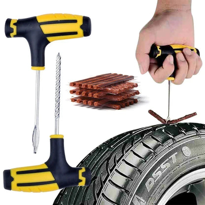 New Car Tire Repair Kit Puncture Plug Tools Tyre Puncture Emergency for Universal Tire Strips Stiring Glue Repair Tool Kit