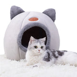 New Deep Sleep Comfort In Winter Cat Bed Little Mat Basket Small Dog House Products Pets Tent Cozy Cave Nest Indoor Cat Bed