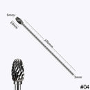 Extra Long 100mm Rotary Rasp File Carving Grinder Abrasive Tools Carbide Burr Alloy Bits Milling Cutter Drill For Metal Wook