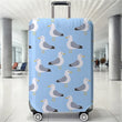 Seagull pattern luggage protection cover, suitable for 18-32 inch luggage, luggage handle gloves, travel accessories