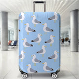Seagull pattern luggage protection cover, suitable for 18-32 inch luggage, luggage handle gloves, travel accessories
