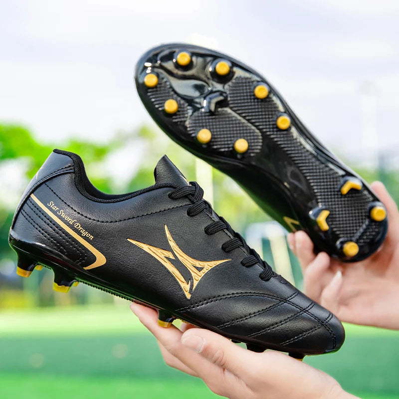 New Men Soccer Shoes Match Sneakers Football Boots Long Spikes Ultralight Breathable Indoor Cleats Training Drop Shipping