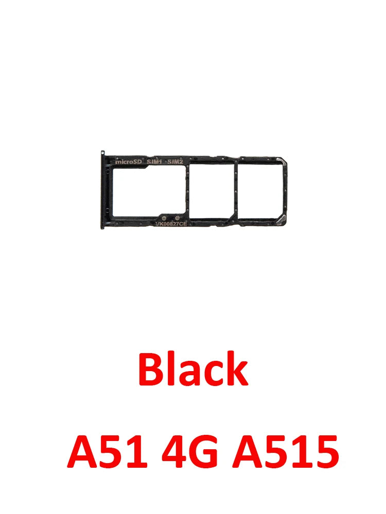 Sim Card Tray Slot For Samsung Galaxy A01 A11 A21s A31 A41 A51 A71 4G 5G Phone SIM Micro SD Card Chip Drawer Holder