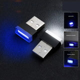 Mini Car Interior Ambient Lights Atmosphere Lamp USB LED Car Lights PC Car Decoration Light Plug and Play Decor Lamp Lighting