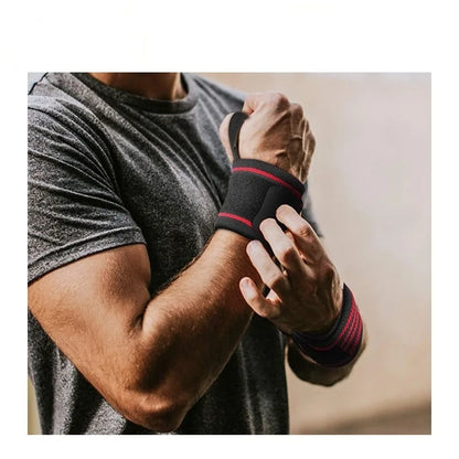 1Pcs  Wristband Wrist Support Brace Straps Extra Strength Weight Lifting Wrist Wraps Bandage Fitness Gym Training Sports bandage