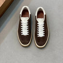 Classic Leisure Sport Board Shoes Men's Couple British Simple Match Dequn White Shoes Flat Heel Breathable Cement Ground