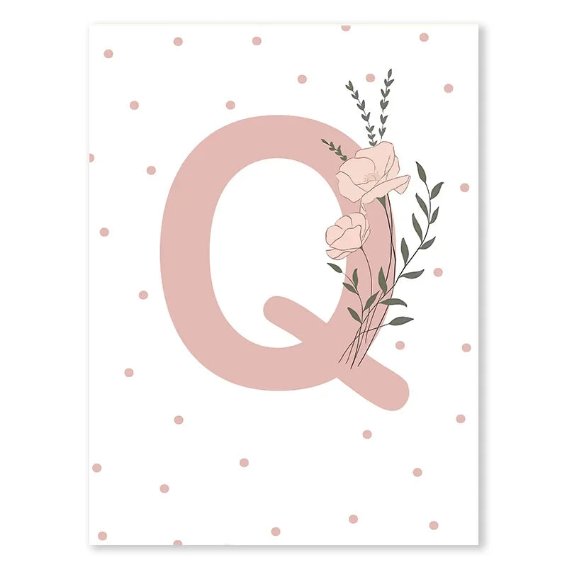 Pink Butterfly Wall Art Nursery Canvas Prints Painting Sun Rainbow Daisy Heart Posters Kawaii Pictures for Kids Girl Room Decor