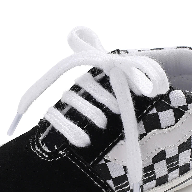 Newborn Baby Canvas Shoes Anti-slip Soft Baby Boy Girl Sneakers Casual Multi-Color Toddler First Walkers Crib Shoes