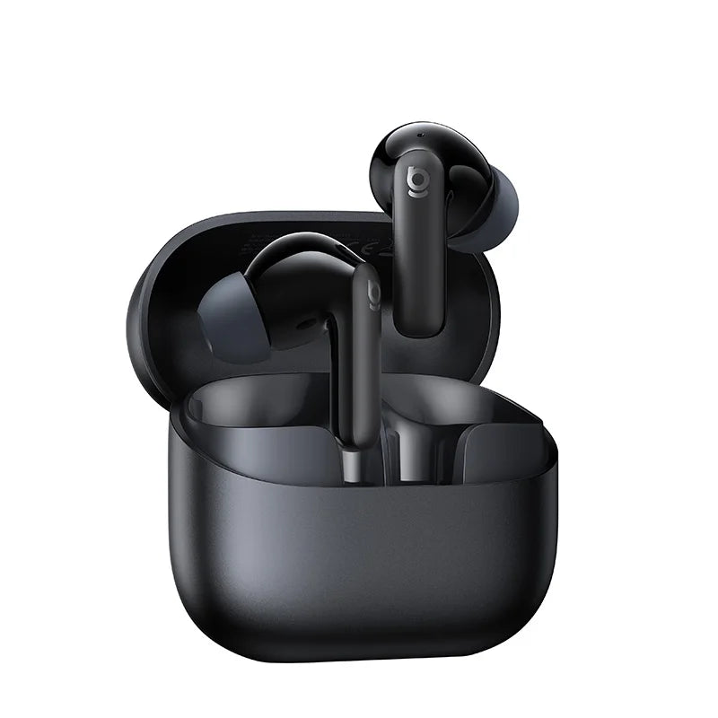 Fones de Ouvido True Wireless Baseus Bass EP10 NC – Cancelamento de Ruído ANC de -43dB, Bluetooth 6.0, Intra-auriculares, 4 Microfones com ENC
