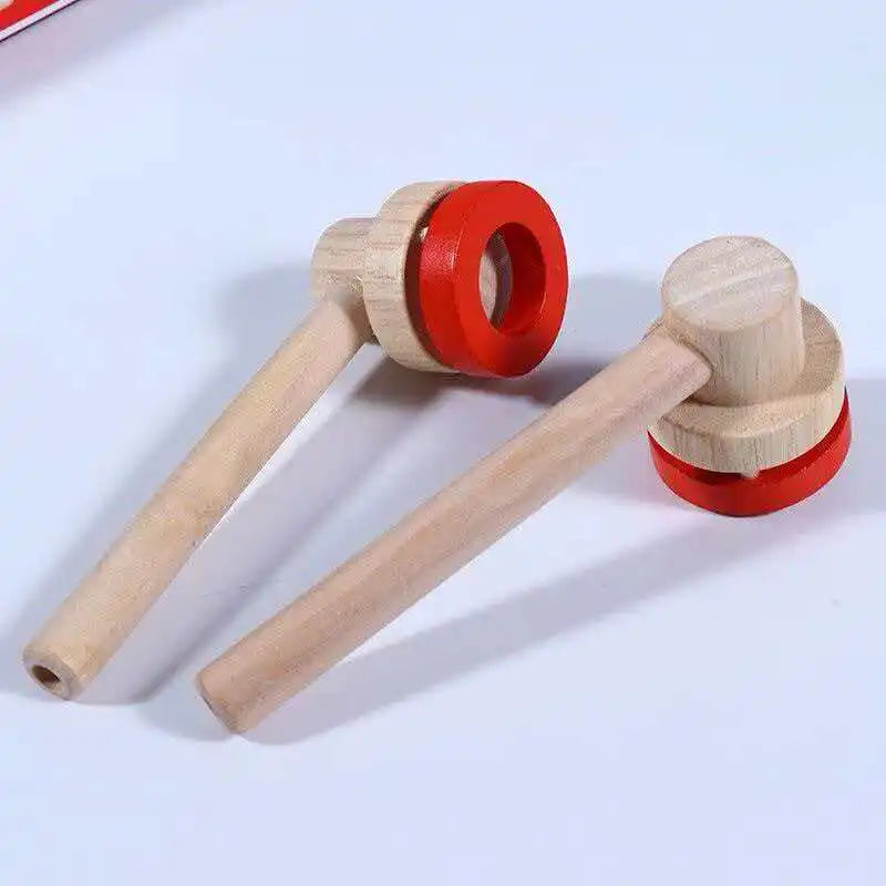 Classic Wooden Game Floating Ball Blow Pipe & Balls Blowing Toys Training Lung Capacity Montessori Early Learning Fun