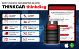 THINKCAR Thinkdiag versión caliente Sistema completo todos los autos 16 Servicio de reinicio 1 año gratuito Herramienta de escaneo de diagnóstico OBD2 Prueba activa Codificación de ECU