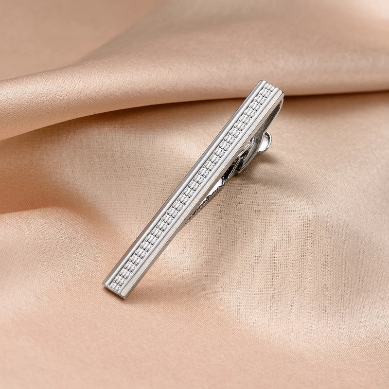 1PC Minimalist Tie Clip For Men Tie Clip To Man Shirt Business Pisa Ties Men's Cuff Tie Pins Man Fashion Jewelry Cufflink Lawyer