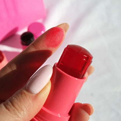 Lápiz labial 3 en 1 con leche, rubor en barra, colorete, agua refrescante, larga duración, acuarela, maquillaje mate multiusos.