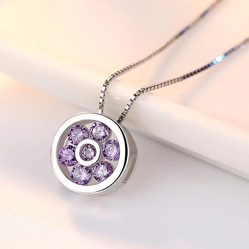 Colar feminino em prata esterlina 925, simples irregular coração e lua, gargantilha geométrica artesanal, joalheria fina, moda