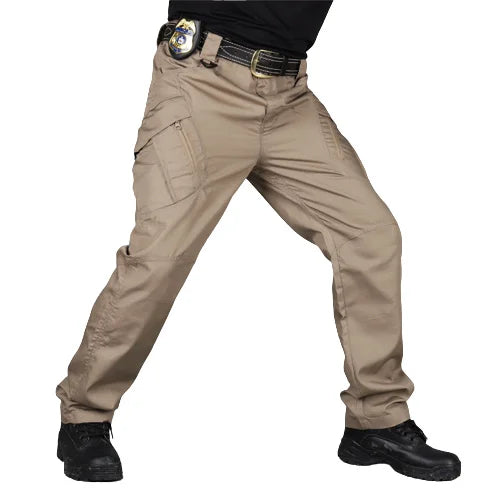 Tactical Cargo Pants Men Outdoor Waterproof SWAT Combat Military Camouflage Trousers Casual Multi Pocket Male Work Joggers