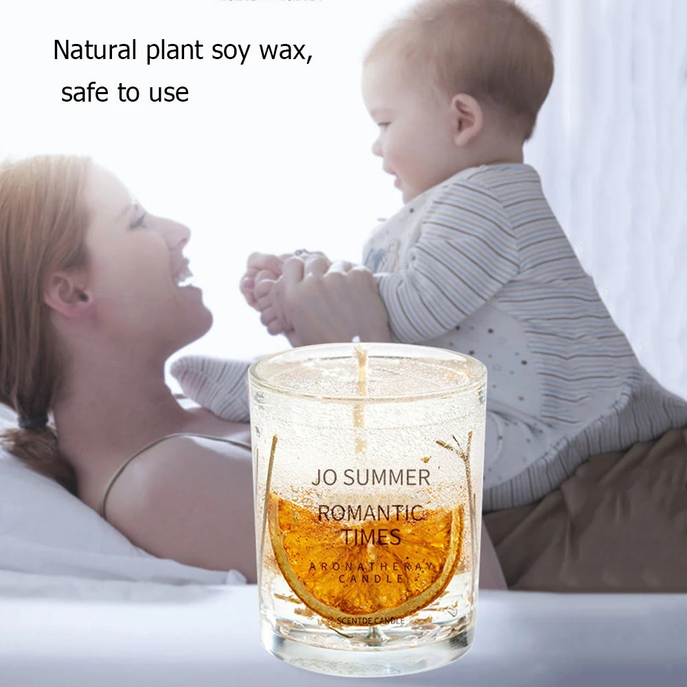 Scented Wax Candle Smokeless Aromatic Soybean Candles Aromatherapy Wedding Birthday Party Gift Christmas Home Decoration