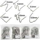 100-600 clavos de soldadura para reparación de plástico de automóviles, reparación de parachoques de coche, clavos ondulados precortados, máquina de soldadura con grapadora caliente. 