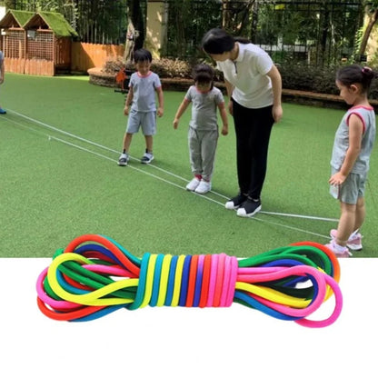 Cuerda de saltar de 5 a 10 m, banda elástica, juguete de movimiento para niños, cuerdas de saltar, cuerdas de entrenamiento, juguetes para niños, entrenamiento de salto, ejercicio de nailon, regalo para niñas