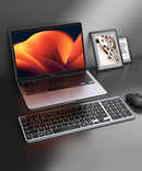 UGREEN Keyboard Wireless Bluetooth 5.0 2.4G Russian/Korean/EN 99 Keycaps For MacBook iPad PC Tablet USB C Rechargeable Keyboard