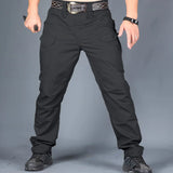 Tactical Cargo Pants Men Combat Outdoor Hiking Work Joggers Lightweight Trousers Male Elasticity Multiple Pockets Resistant Pant