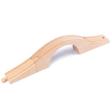 Wooden Train Track Toys Railway Rails Accessories Fit Thomas Train Road Connector Bridge Wood Railway Children Boy Christmas Gift