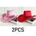 2PCS-Pink Red
