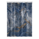 Cortina de ducha impermeable de mármol, cortina de ducha impermeable para decoración de baño, cortina de ducha impresa, lavable, con ganchos