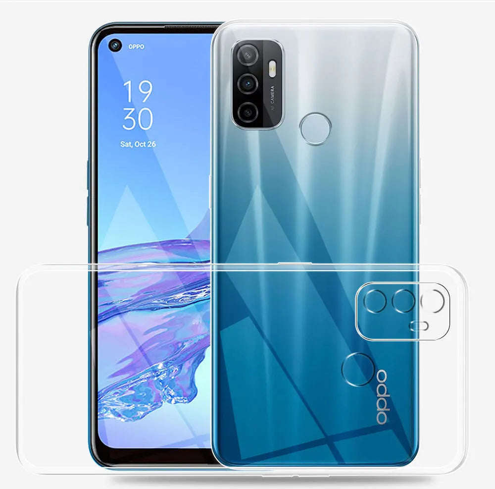 For OPPO A53S 2020 Case Clear Silicone Soft TPU Phone Case Cover For Oppo A53 2020 Funda For OPPO A53s 2020 Transparent Coque