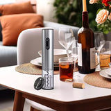 Abridor de botellas de vino eléctrico, sacacorchos automático para vino tinto, abridor de vino, herramientas para vino, productos de cocina, plástico de alto rendimiento.