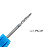 1pc Carbide Tungsten Nail Drill Bit Rotate Burr Milling Nail Cutter Bits Electric Drill Machine For Manicure Pedicure Tools