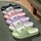 Summer Women Casual Slippers Cute Bear Indoor Soft Sole Outdoor Non-slip Air Cushion Lightness Men Fashion Flat Shoes