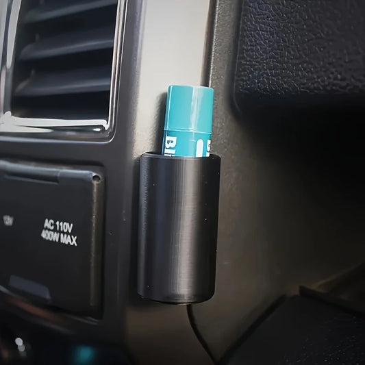 1PC Car Lipstick Holder Fit,Space-Saving Vent Side Organizer for Lipsticks,Sleek Black Design,Sturdy ConstructioTravel Essential